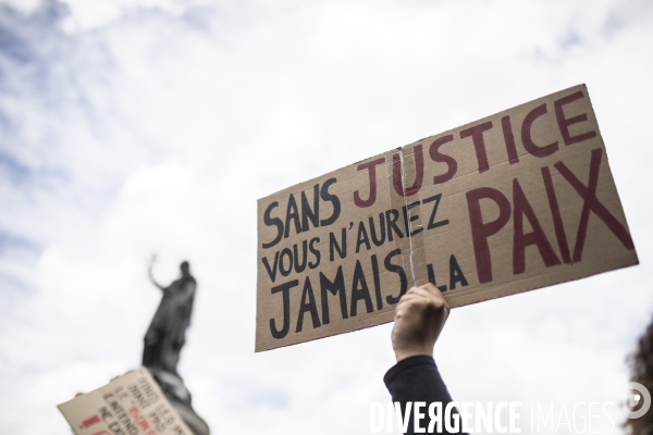 Manifestation contre le racisme et les violences policières