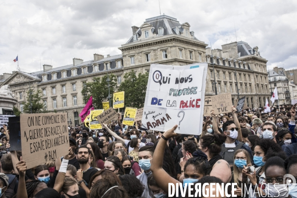 Manifestation contre le racisme et les violences policières