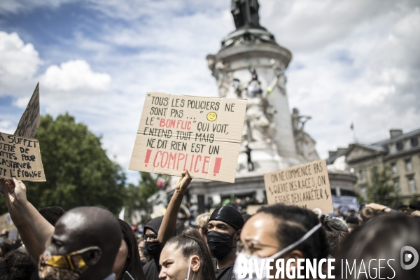 Manifestation contre le racisme et les violences policières