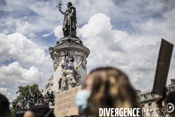 Manifestation contre le racisme et les violences policières