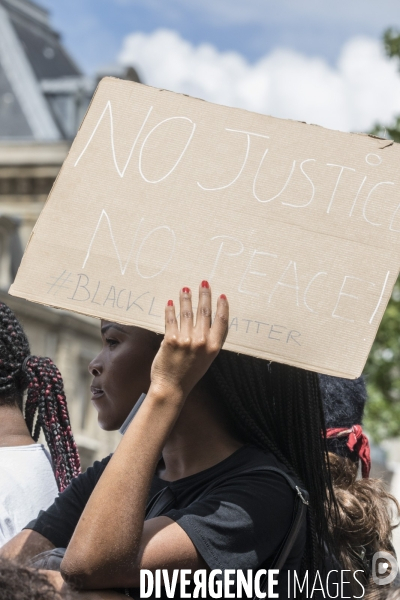 Manifestation contre le racisme et les violences policières