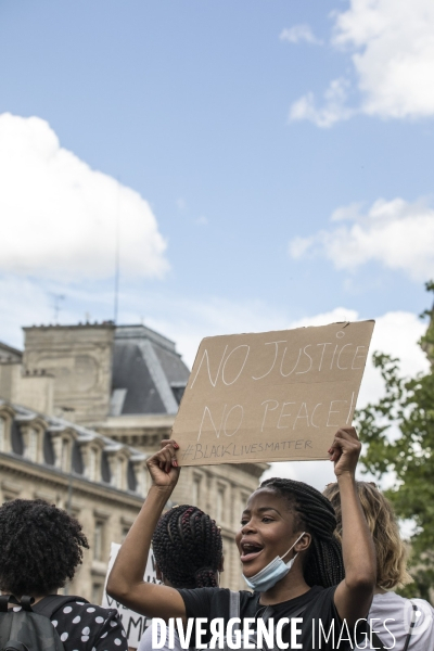 Manifestation contre le racisme et les violences policières