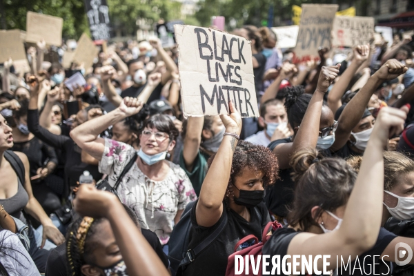 Manifestation contre le racisme et les violences policières