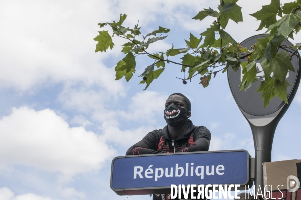 Manifestation contre le racisme et les violences policières