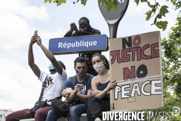 Manifestation contre le racisme et les violences policières