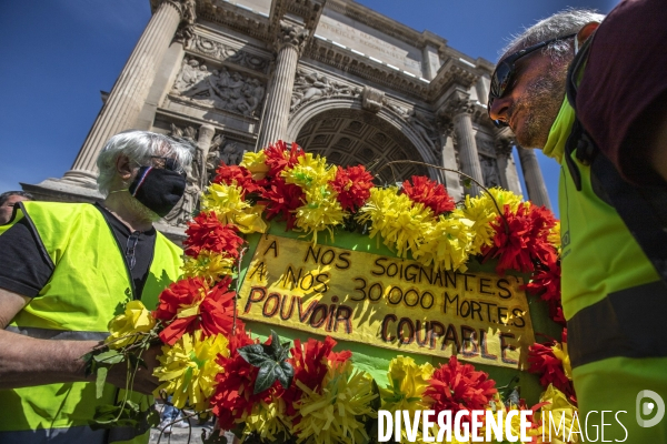 Mobilisation en défense du service public de la santé à Marseille