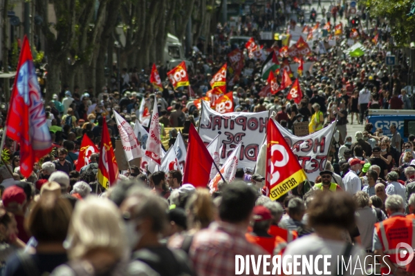 Mobilisation en défense du service public de la santé à Marseille