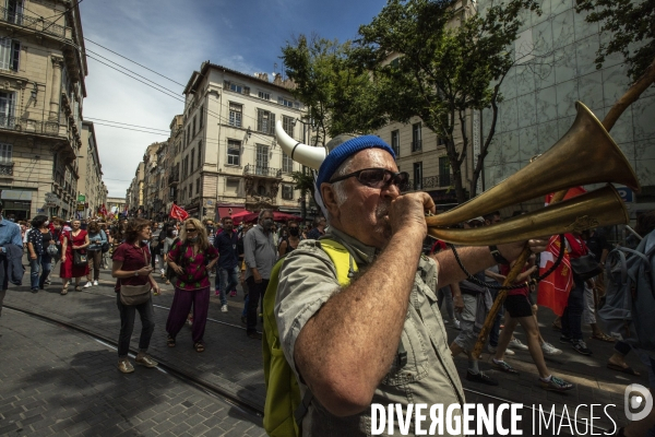 Mobilisation en défense du service public de la santé à Marseille