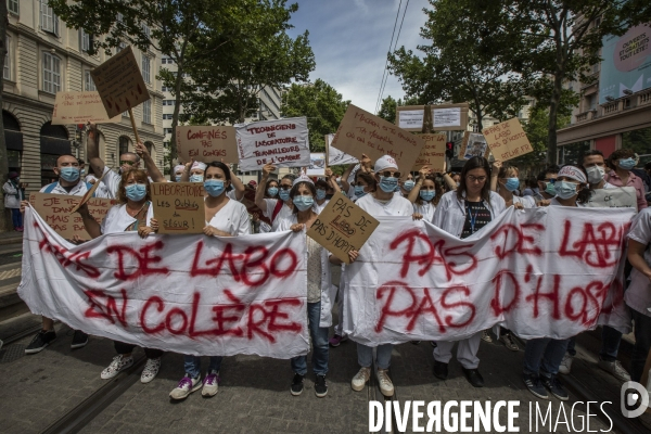 Mobilisation en défense du service public de la santé à Marseille