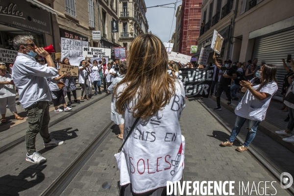 Mobilisation en défense du service public de la santé à Marseille