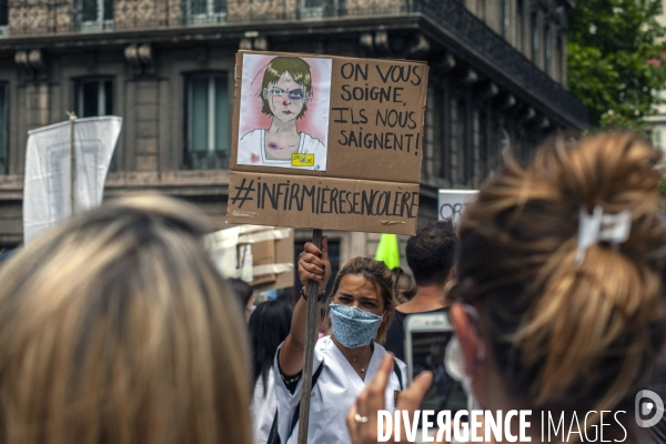 Mobilisation en défense du service public de la santé à Marseille