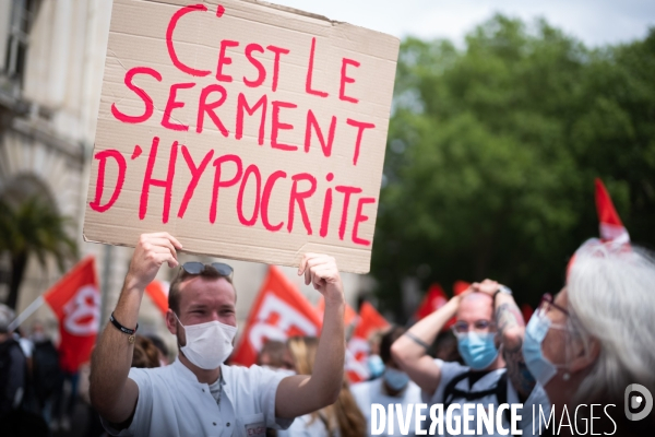 Manifestation des soignants