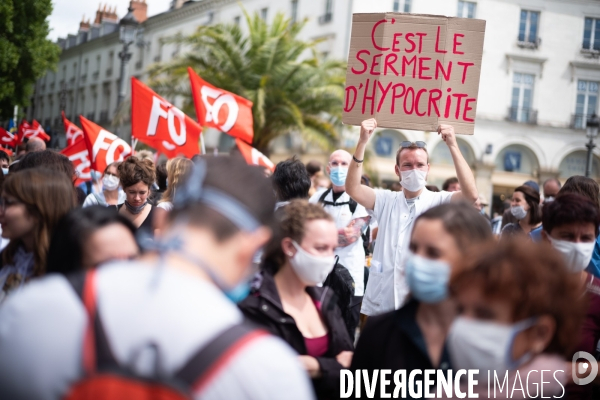 Manifestation des soignants