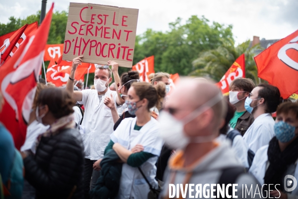 Manifestation des soignants