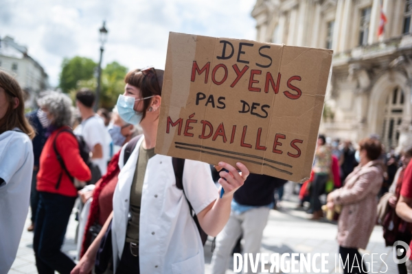 Manifestation des soignants