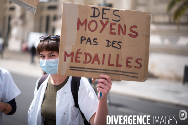 Manifestation des soignants