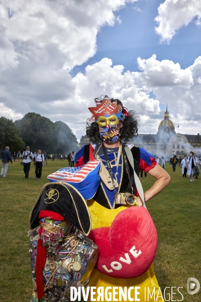 Manifestation des personnels hospitaliers à Paris