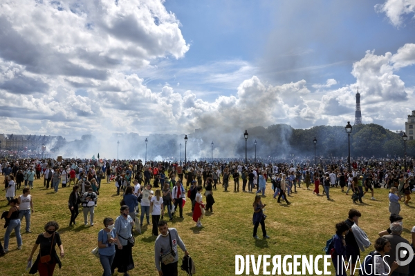 Manifestation des personnels hospitaliers à Paris