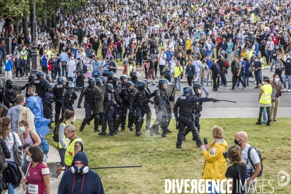 Manifestation pour la défense du service public hospitalier