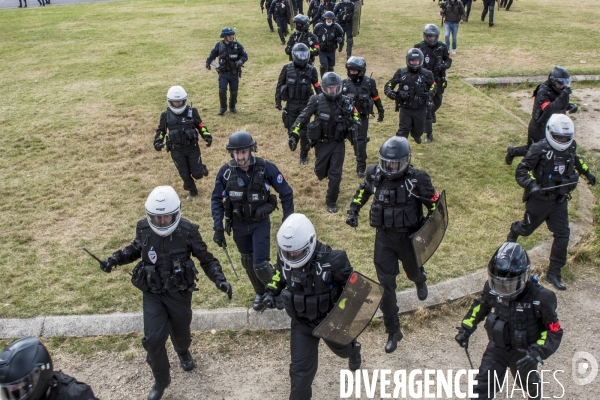 Manifestation pour la défense du service public hospitalier