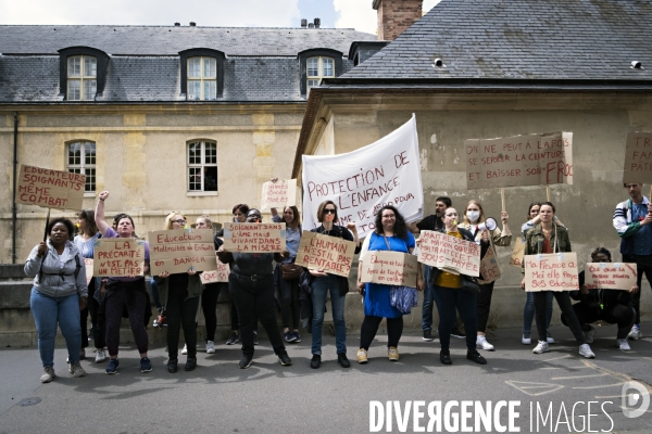 Manifestation des soignants. Paris.