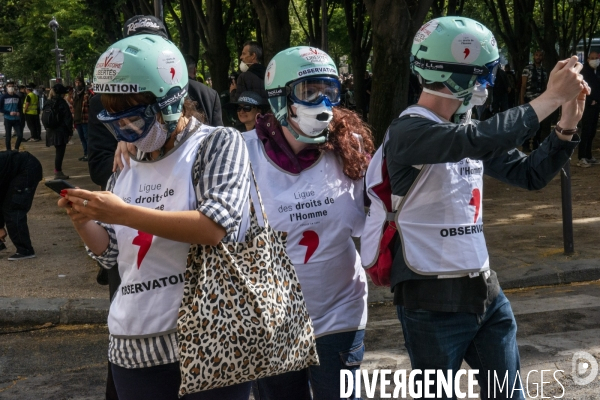 Manifestation des personnels de santé et débordements