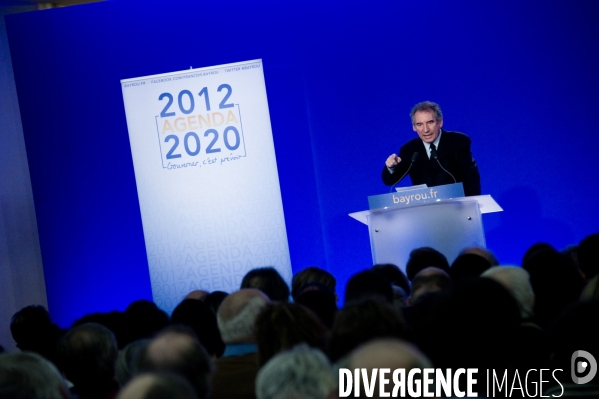 Francois Bayrou: 3e forum de son agenda 2012-2020, Paris 11/02/2012