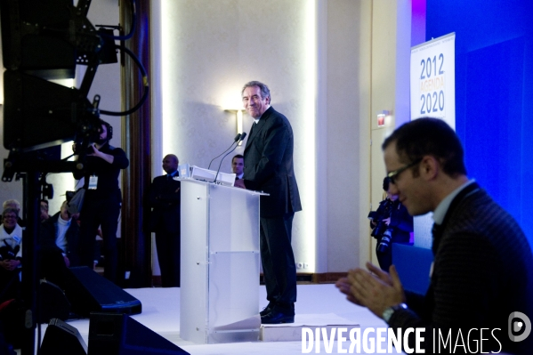 Francois Bayrou: 3e forum de son agenda 2012-2020, Paris 11/02/2012