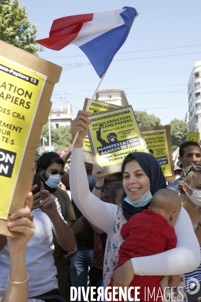 Manifestation sans papiers-journée mondiale des réfugiées