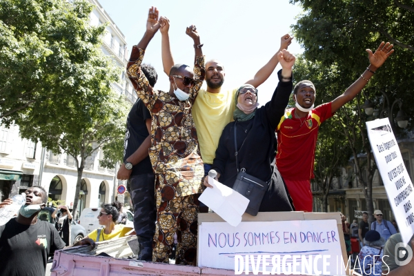 Manifestation sans papiers-journée mondiale des réfugiées