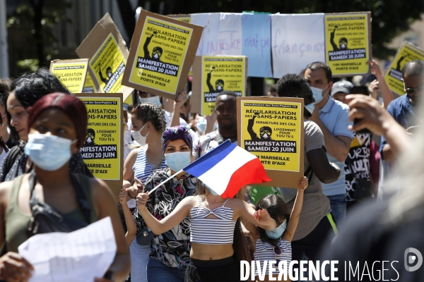 Manifestation sans papiers-journée mondiale des réfugiées