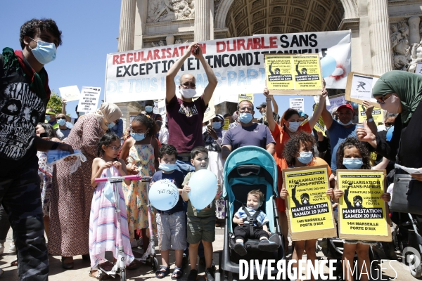 Manifestation sans papiers-journée mondiale des réfugiées