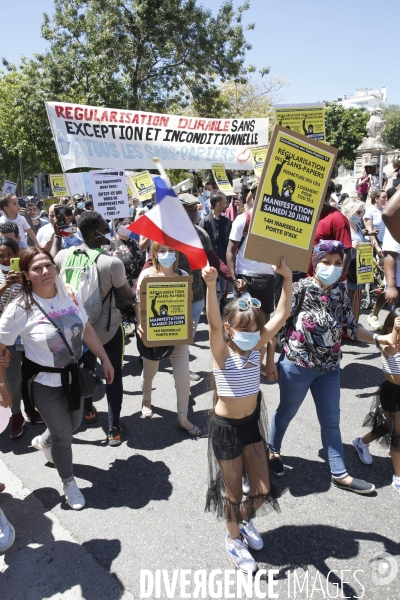 Manifestation sans papiers-journée mondiale des réfugiées