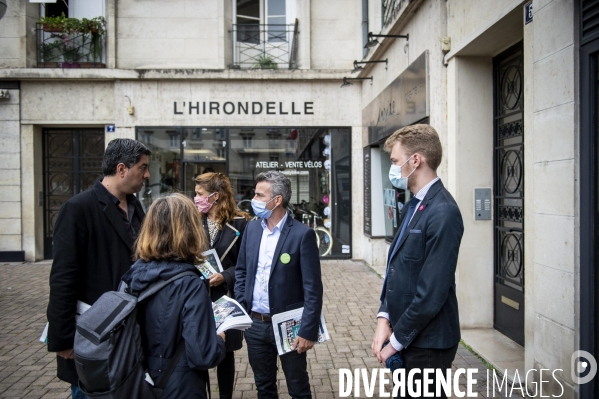 Emmanuel Denis, candidat écologiste à Tours