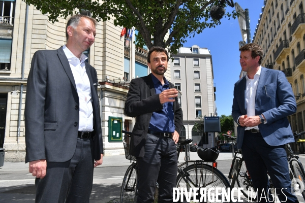 Visite Yannick Jadot à Lyon