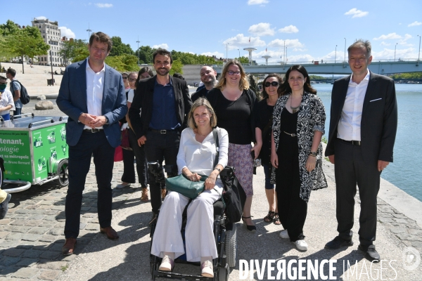 Visite Yannick Jadot à Lyon