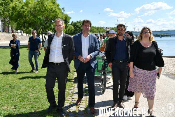 Visite Yannick Jadot à Lyon