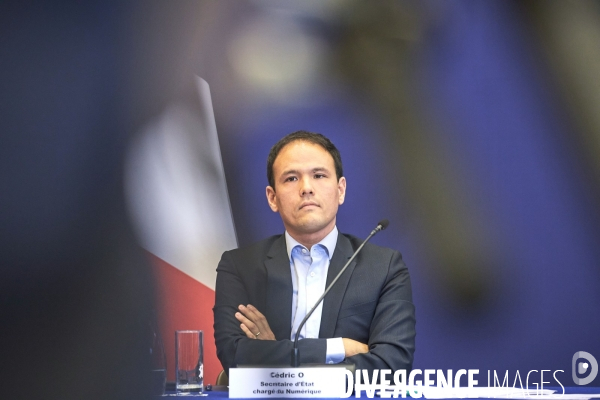 Cedric O, secretaire d Etat charge du Numerique, point d étape sur l application StopCovid