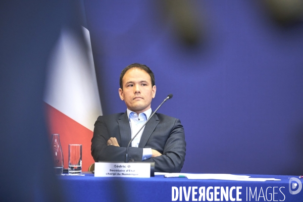 Cedric O, secretaire d Etat charge du Numerique, point d étape sur l application StopCovid