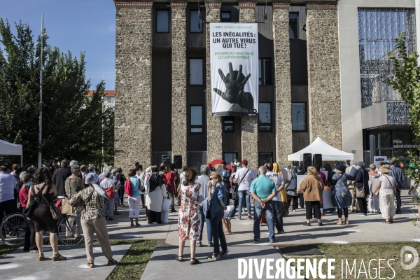 Manifestation contre les inégalités territoriales