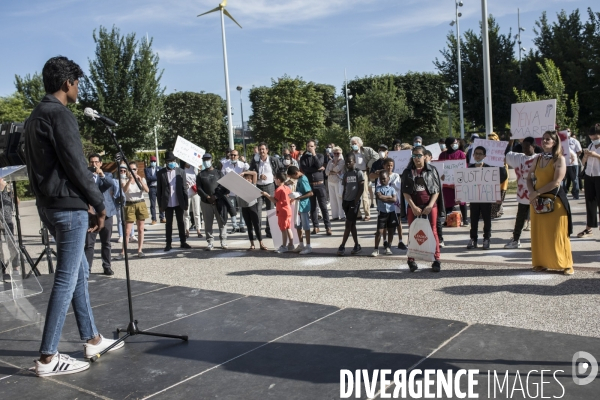 Manifestation contre les inégalités territoriales