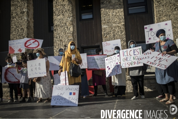 Manifestation contre les inégalités territoriales