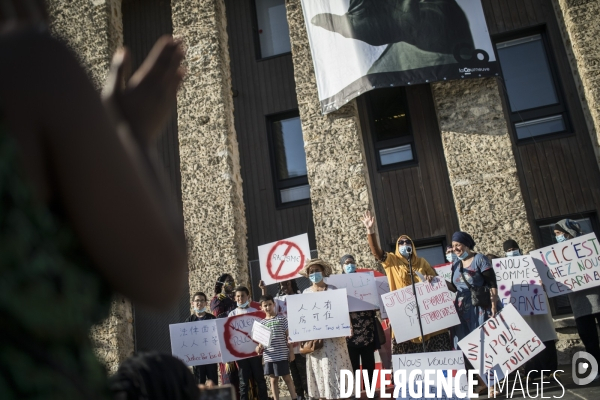 Manifestation contre les inégalités territoriales