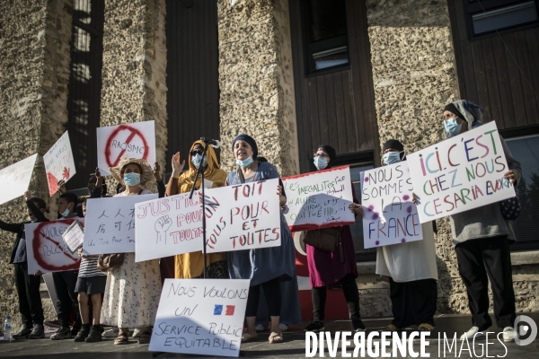Manifestation contre les inégalités territoriales