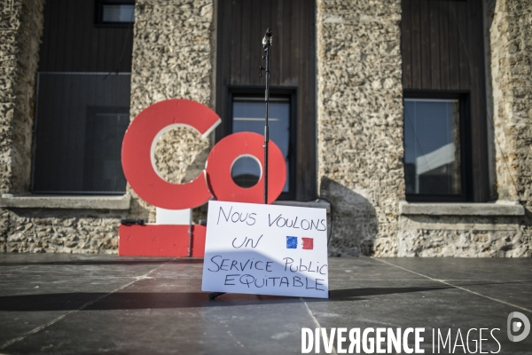 Manifestation contre les inégalités territoriales