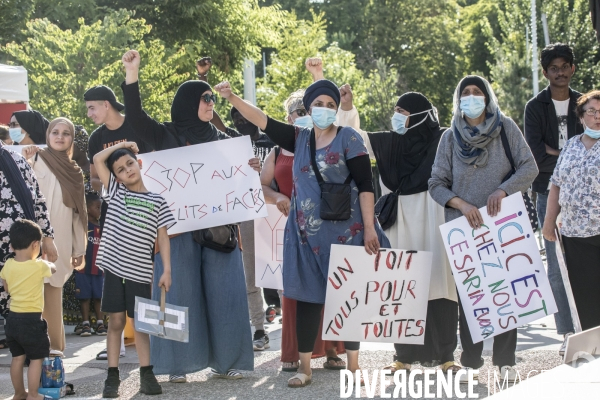 Manifestation contre les inégalités territoriales