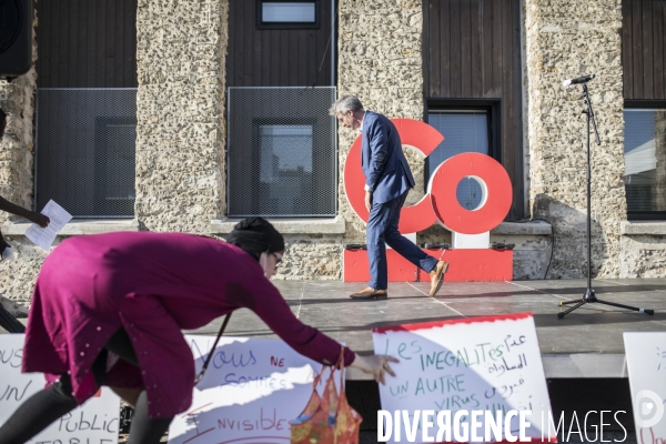 Manifestation contre les inégalités territoriales