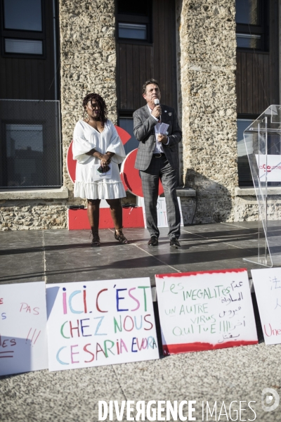 Manifestation contre les inégalités territoriales