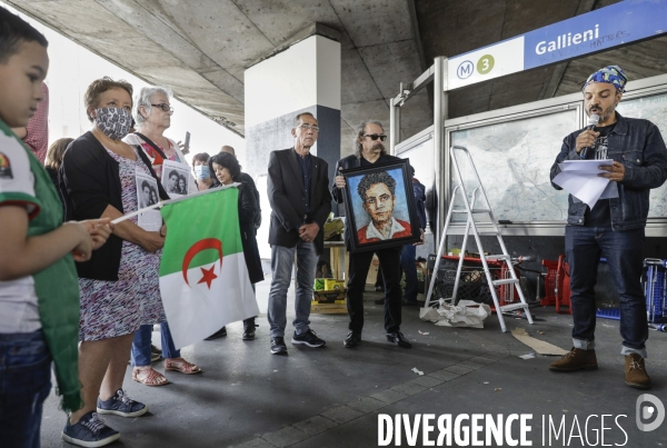 Débaptisation du metro Gallieni à Bagnolet par le nom de Josette et Maurice Audin.