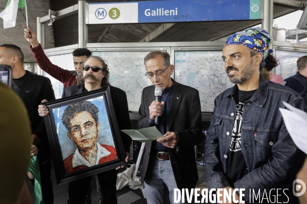 Débaptisation du metro Gallieni à Bagnolet par le nom de Josette et Maurice Audin.